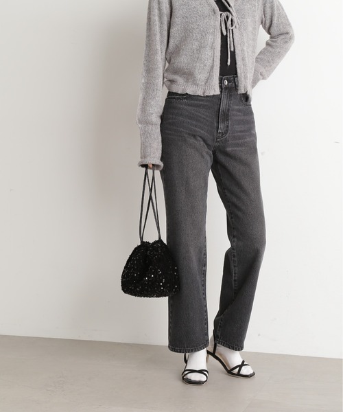 N.（N. Natural Beauty Basic）（エヌエヌナチュラルビューティーベーシック）の「【S Size Line】◆ストレートデニム（デニムパンツ・レディース・ブラック/ライトブルー・SMALL/MEDIUM）」の3枚目の写真