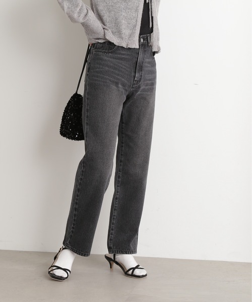 N.（N. Natural Beauty Basic）（エヌエヌナチュラルビューティーベーシック）の「【S Size Line】◆ストレートデニム（デニムパンツ・レディース・ブラック/ライトブルー・SMALL/MEDIUM）」の4枚目の写真