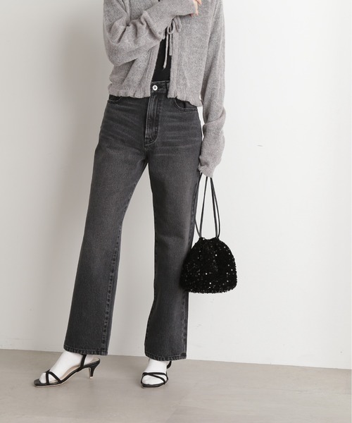 N.（N. Natural Beauty Basic）（エヌエヌナチュラルビューティーベーシック）の「【S Size Line】◆ストレートデニム（デニムパンツ・レディース・ブラック/ライトブルー・SMALL/MEDIUM）」の5枚目の写真