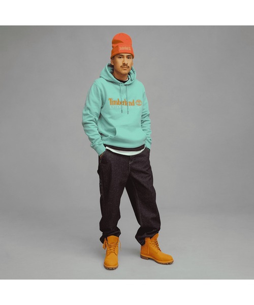 Timberland（ティンバーランド）の「オールジェンダー カラー ブラスト ビーニー（ニットキャップ/ビーニー・メンズ・グリーン/ブルー系その他/ライトグレー/ライトグリーン/レッド/パープル系その他/イエロー・FREE）」の11枚目の写真