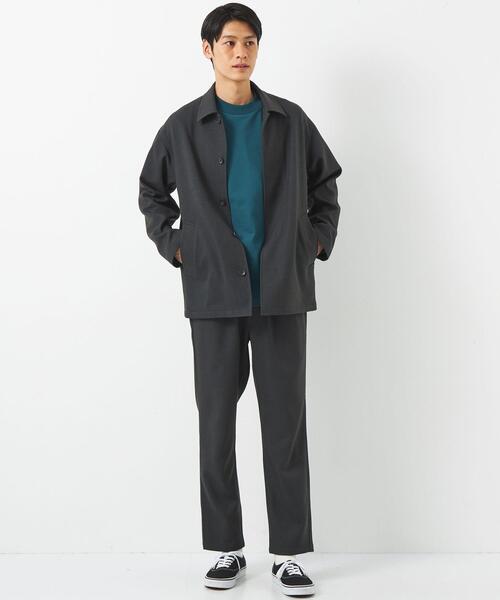 green label relaxing（グリーンレーベルリラクシング）の「ウールライクカルゼ プレイ パンツ -ウォッシャブル・ストレッチ・防シワ-（その他パンツ・メンズ・ダークグレー/ナチュラル/ベージュ/その他1・L/S/M/XL）」の17枚目の写真