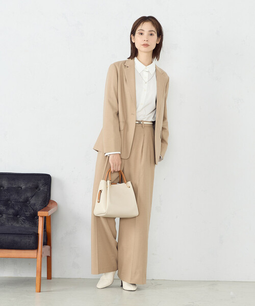 MONO　COMME CA（モノコムサ）の「ポーチ付き5wayミニバッグ（ハンドバッグ・レディース・モカ/ブラック/ライトベージュ・FREE）」の9枚目の写真