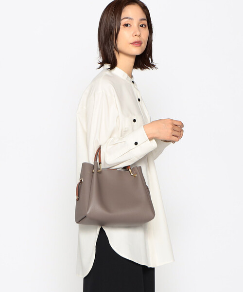 MONO　COMME CA（モノコムサ）の「ポーチ付き5wayミニバッグ（ハンドバッグ・レディース・モカ/ブラック/ライトベージュ・FREE）」の17枚目の写真