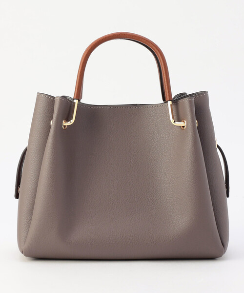 MONO　COMME CA（モノコムサ）の「ポーチ付き5wayミニバッグ（ハンドバッグ・レディース・モカ/ブラック/ライトベージュ・FREE）」の19枚目の写真