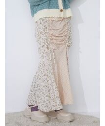 merry jenny | flower checkギャザースカート(スカート)