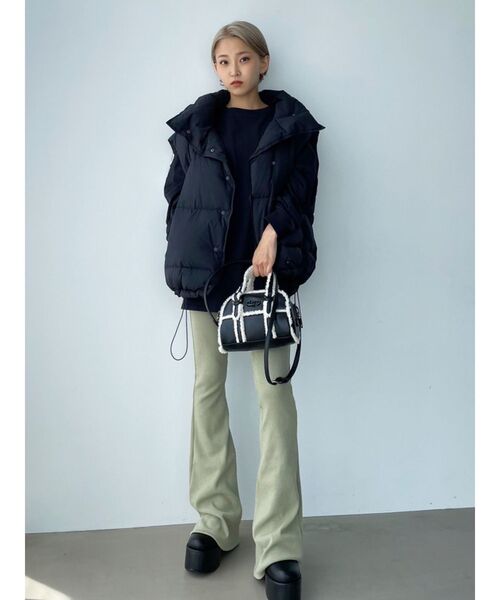 EMODA（エモダ）の「ストレッチリブパンツ（その他パンツ・レディース・グリーン/ブラウン/ブラック・SMALL/MEDIUM）」の18枚目の写真