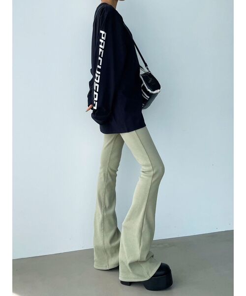 EMODA（エモダ）の「ストレッチリブパンツ（その他パンツ・レディース・グリーン/ブラウン/ブラック・SMALL/MEDIUM）」の20枚目の写真