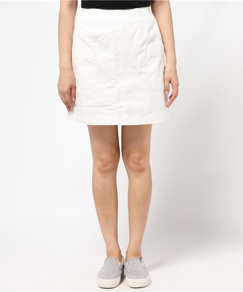 Chico（チコ）の「イージーポケットSK（スカート・レディース・クリーム/カーキ・FREE）」の3枚目の写真