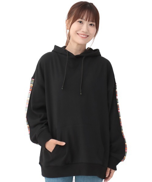 チチカカ（チチカカ）の「ジャカードスウェットプルパーカー（パーカー・レディース・アイボリー/グレー/ブラック・FREE）」の10枚目の写真