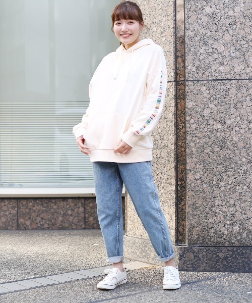 チチカカ（チチカカ）の「ジャカードスウェットプルパーカー（パーカー・レディース・アイボリー/グレー/ブラック・FREE）」の8枚目の写真