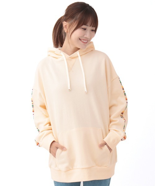 チチカカ（チチカカ）の「ジャカードスウェットプルパーカー（パーカー・レディース・アイボリー/グレー/ブラック・FREE）」の12枚目の写真