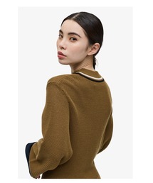 FRED PERRY（フレッドペリー）の「Open-Knit Mock Neck Dress