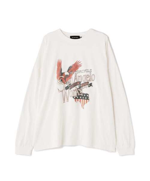 GOOD ROCK SPEED（グッドロックスピード）の「GOOD ROCK SPEED (グッドロックスピード) イーグルロングTシャツ（Tシャツ/カットソー・レディース・ホワイト・F）」の16枚目の写真