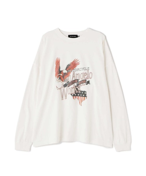 GOOD ROCK SPEED（グッドロックスピード）の「GOOD ROCK SPEED (グッドロックスピード) イーグルロングTシャツ（Tシャツ/カットソー・レディース・ホワイト・F）」の12枚目の写真