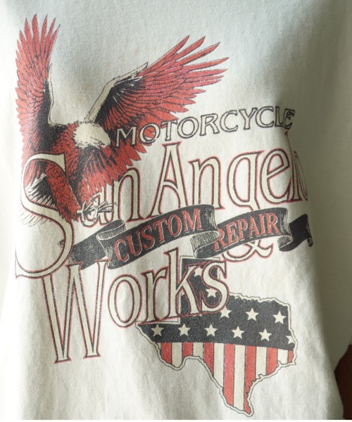 GOOD ROCK SPEED（グッドロックスピード）の「GOOD ROCK SPEED (グッドロックスピード) イーグルロングTシャツ（Tシャツ/カットソー・レディース・ホワイト・F）」の8枚目の写真