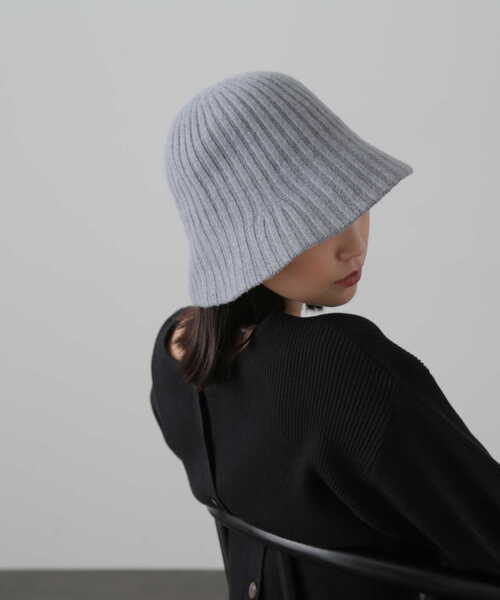 FREE'S MART（フリーズマート）の「バスクラウンドハット（ハット・レディース・ブルー/ホワイト/ブラック・ﾌﾘ-）」の3枚目の写真