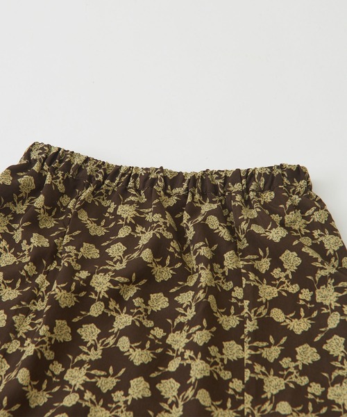 CUBE SUGAR（キューブシュガー）の「花柄プリントイージーマーメイドスカート（スカート・レディース・ブラック/ネイビー/ブラウン・M）」の17枚目の写真
