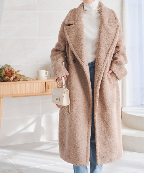 KOBE LETTUCE（コウベレタス）の「ボアロングコート（その他アウター