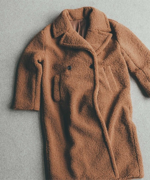 KOBE LETTUCE（コウベレタス）の「ボアロングコート（その他アウター