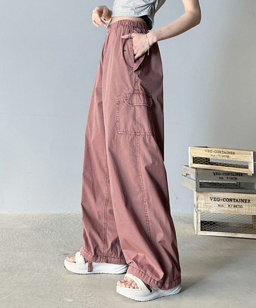 Java（ジャバ）の「《JaVa ジャバコラボ》ヴィンテージの推し活♪綿100％ミリタリーピグメントカーゴパンツ（カーゴパンツ・レディース・パープル系/チャコールグレー/カーキ・LARGE/X-LARGE/SMALL/MEDIUM）」の14枚目の写真