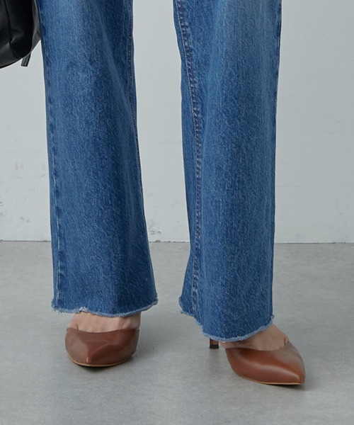 SHENERY（シーナリー）の「オープンパンプス（パンプス・レディース・ブラック/キャメル・37/38/36）」の3枚目の写真