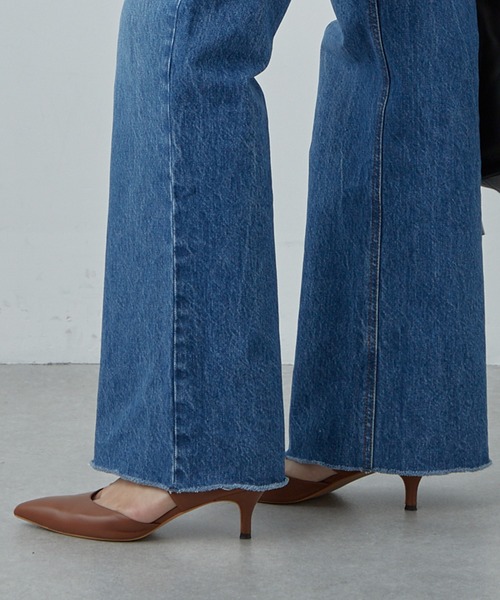 SHENERY（シーナリー）の「オープンパンプス（パンプス・レディース・ブラック/キャメル・37/38/36）」の4枚目の写真