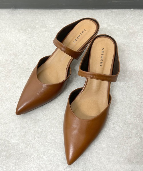 SHENERY（シーナリー）の「オープンパンプス（パンプス・レディース・ブラック/キャメル・37/38/36）」の17枚目の写真