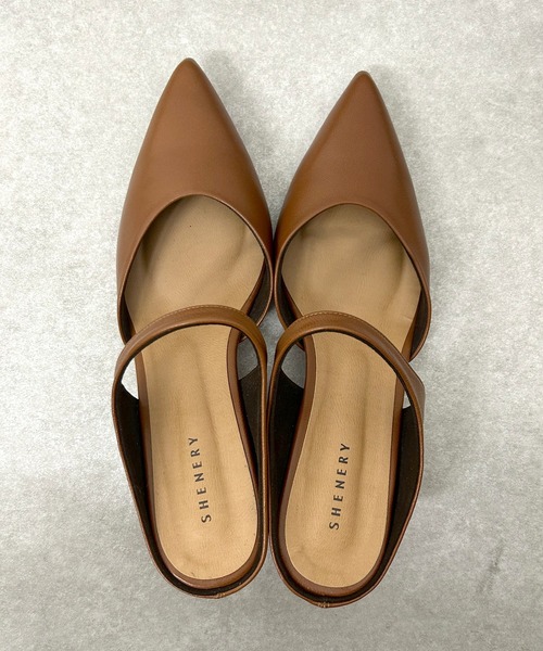SHENERY（シーナリー）の「オープンパンプス（パンプス・レディース・ブラック/キャメル・37/38/36）」の18枚目の写真