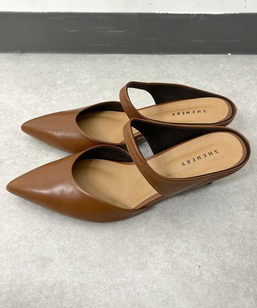 SHENERY（シーナリー）の「オープンパンプス（パンプス・レディース・ブラック/キャメル・37/38/36）」の19枚目の写真