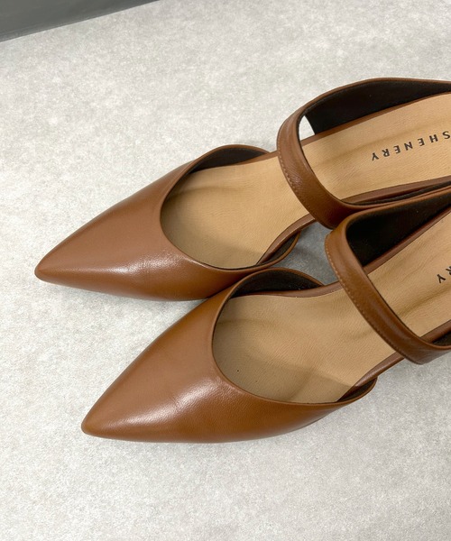 SHENERY（シーナリー）の「オープンパンプス（パンプス・レディース・ブラック/キャメル・37/38/36）」の20枚目の写真