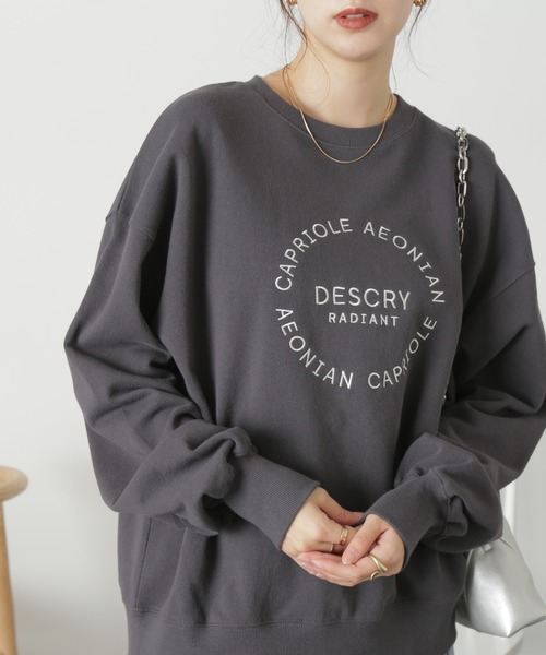 FREE'S MART（フリーズマート）の「◆サークルロゴミドル丈スウェット（スウェット・レディース・スミクロ/ホワイト系その他/グリーン・FREE）」の12枚目の写真