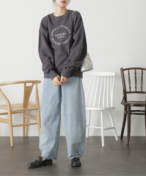 FREE'S MART（フリーズマート）の「◆サークルロゴミドル丈スウェット（スウェット・レディース・スミクロ/ホワイト系その他/グリーン・FREE）」の15枚目の写真