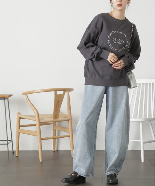 FREE'S MART（フリーズマート）の「◆サークルロゴミドル丈スウェット（スウェット・レディース・スミクロ/ホワイト系その他/グリーン・FREE）」の16枚目の写真