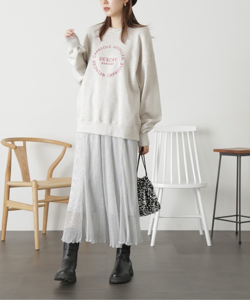 FREE'S MART（フリーズマート）の「◆サークルロゴミドル丈スウェット（スウェット・レディース・スミクロ/ホワイト系その他/グリーン・FREE）」の21枚目の写真