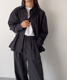 CANAL JEAN | 【セットアップ対応】El mar(エルマール) コットンナイロンシャツ(シャツ/ブラウス)