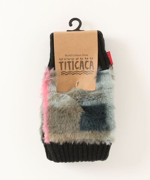 チチカカ（チチカカ）の「チェックボアハンドウォーマー（手袋・レディース・オリーブ/ブラック/グレー・FREE）」の13枚目の写真