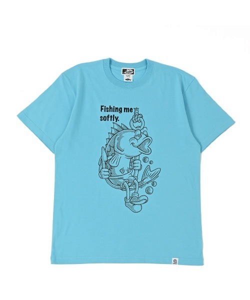 NOTHINKER(�m�[�V���J�[)��Fishing me softly T-shirt(T�V���c/�J�b�g�\�[)