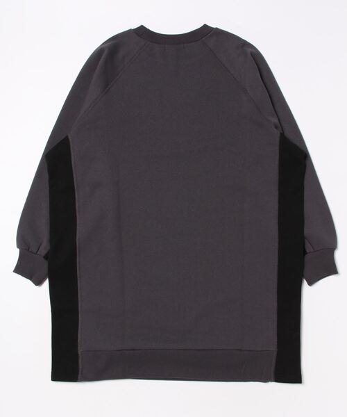 repipi armario（レピピ アルマリオ）の「【裏起毛】サイドハイショクワンピース（ワンピース・キッズ・スミクロ/グレー/ブルー・SMALL/MEDIUM/LARGE）」の4枚目の写真