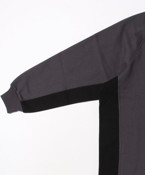 repipi armario（レピピ アルマリオ）の「【裏起毛】サイドハイショクワンピース（ワンピース・キッズ・スミクロ/グレー/ブルー・SMALL/MEDIUM/LARGE）」の5枚目の写真