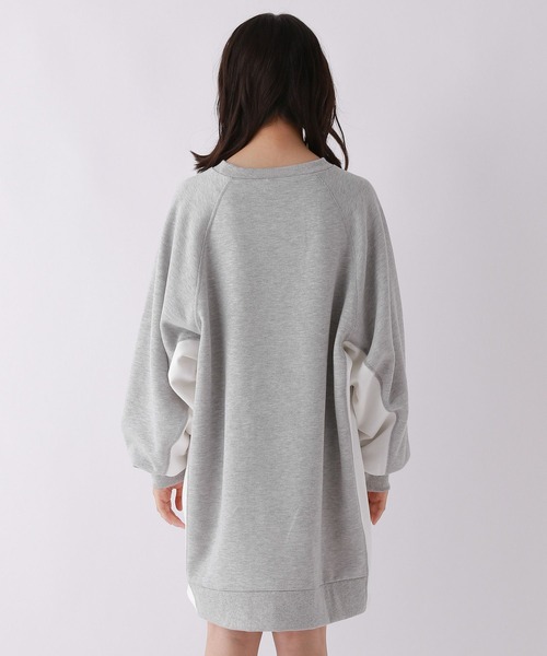 repipi armario（レピピ アルマリオ）の「【裏起毛】サイドハイショクワンピース（ワンピース・キッズ・スミクロ/グレー/ブルー・SMALL/MEDIUM/LARGE）」の11枚目の写真