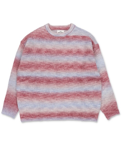 SPINNS(スピンズ)の「ストリート&大人カジュアル/マルチボーダーグラデーションニット(ニット/セーター・メンズ・グレー/ワイン/ブラウン/ブルー/グリーン/レッド系その他/ブルー系その他/グリーン系その他/ブラウン系その他/グレー系その他・ONESIZE)」の10枚目の写真