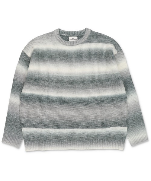 SPINNS(スピンズ)の「ストリート&大人カジュアル/マルチボーダーグラデーションニット(ニット/セーター・メンズ・グレー/ワイン/ブラウン/ブルー/グリーン/レッド系その他/ブルー系その他/グリーン系その他/ブラウン系その他/グレー系その他・ONESIZE)」の11枚目の写真