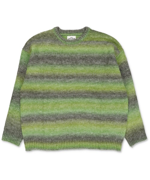 SPINNS(スピンズ)の「ストリート&大人カジュアル/マルチボーダーグラデーションニット(ニット/セーター・メンズ・グレー/ワイン/ブラウン/ブルー/グリーン/レッド系その他/ブルー系その他/グリーン系その他/ブラウン系その他/グレー系その他・ONESIZE)」の13枚目の写真