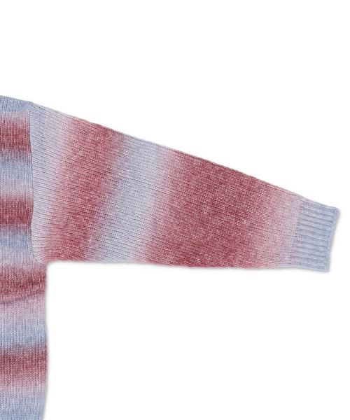 SPINNS(スピンズ)の「ストリート&大人カジュアル/マルチボーダーグラデーションニット(ニット/セーター・メンズ・グレー/ワイン/ブラウン/ブルー/グリーン/レッド系その他/ブルー系その他/グリーン系その他/ブラウン系その他/グレー系その他・ONESIZE)」の17枚目の写真