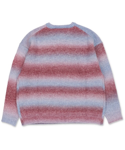 SPINNS(スピンズ)の「ストリート&大人カジュアル/マルチボーダーグラデーションニット(ニット/セーター・メンズ・グレー/ワイン/ブラウン/ブルー/グリーン/レッド系その他/ブルー系その他/グリーン系その他/ブラウン系その他/グレー系その他・ONESIZE)」の16枚目の写真