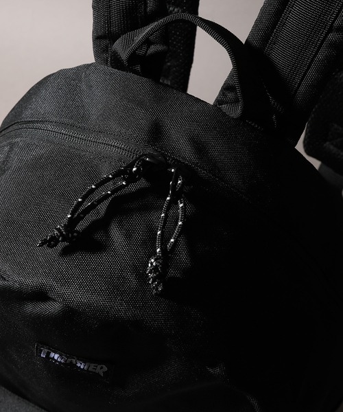 THRASHER（スラッシャー）の「【THRASHER/スラッシャー】 カナビラストラップ付 キャンバス デイパック/バックパック（バックパック/リュック・メンズ・ブラック/ブラック系その他・FREE）」の12枚目の写真