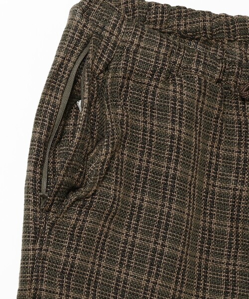 BEAMS PLUS(ビームスプラス)の「BEAMS PLUS / リネン メッシュ チェック ミリタリー イージーパンツ(その他パンツ・メンズ・オリーブ・S/M/XL/L)」の12枚目の写真