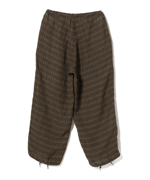 BEAMS PLUS(ビームスプラス)の「BEAMS PLUS / リネン メッシュ チェック ミリタリー イージーパンツ(その他パンツ・メンズ・オリーブ・S/M/XL/L)」の15枚目の写真
