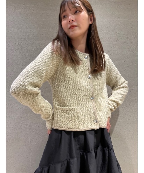 emmi（エミ）の「【emmi atelier】ボリュームティアードスカート（スカート・レディース・ブラック/ライトブルー/ホワイト・1/0）」の22枚目の写真
