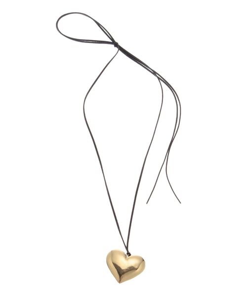Ungrid（アングリッド）の「ハートモチーフストリングネックレス（ネックレス・レディース・ゴールド・FREE）」の11枚目の写真
